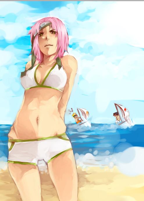 Beach fun for Team 7